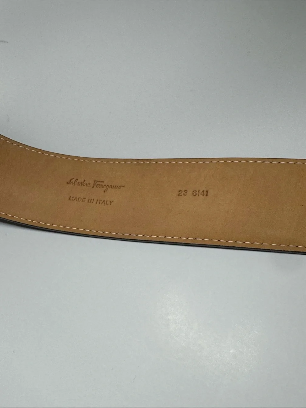 Salvatore Ferragamo Black Leather Belt with Gancini Wicker Belt Buckle 80 Small